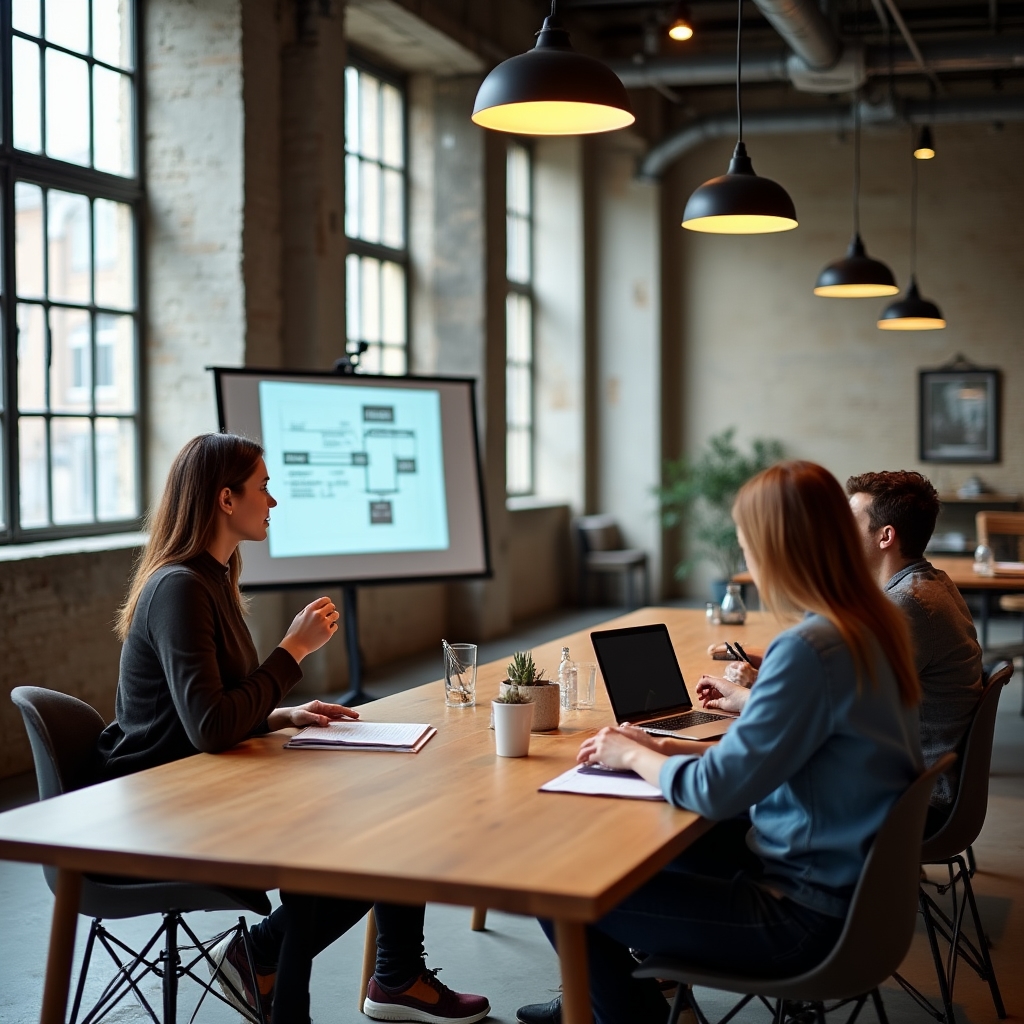 Команда проводит образовательный воркшоп по налогам